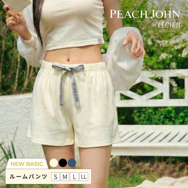 ルシアン PEACH JOHN×LECIEN ルームパンツ ショートパンツ NEW BASICタイプ LECIEN ティーン 部屋着 ピーチジョン コラボ PJ パンツ