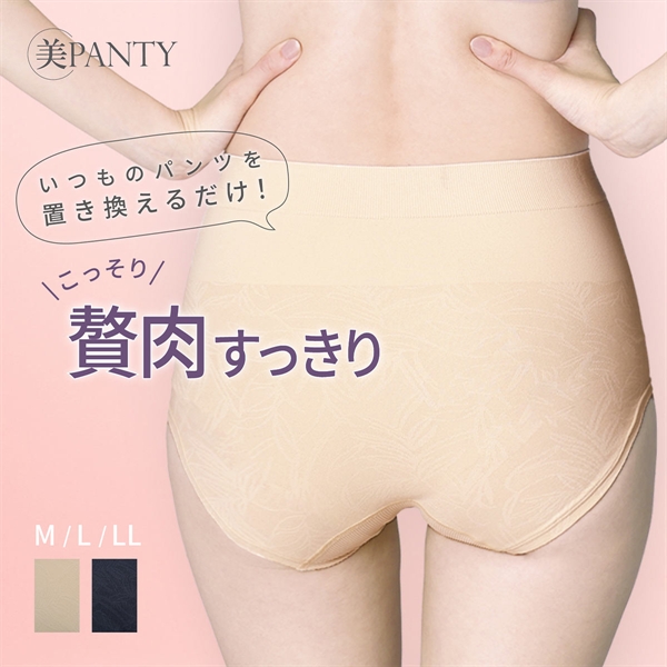 ルシアン 美PANTY 贅肉すっきりタイプ 腰周り はきこみ深め レディース ショーツ ショーツガードル 補整 補正 ソフト ガードル LECIEN