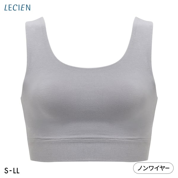 ルシアン マジカルフィット ジュニア ハーフトップ 綿混タイプ リラックス ファーストブラ S-M L-LL ノンワイヤー LECIEN