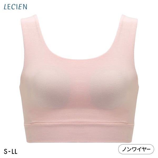 ルシアン マジカルフィット ジュニア ハーフトップ 綿混タイプ リラックス ファーストブラ S-M L-LL ノンワイヤー LECIEN