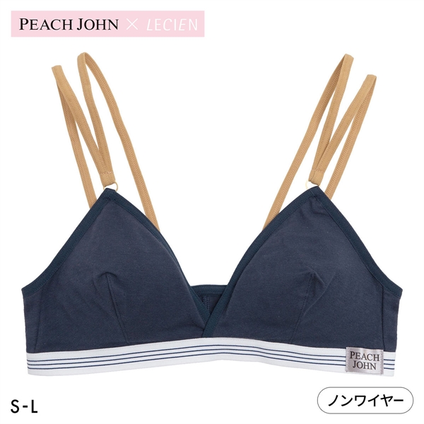 ルシアン PEACH JOHN×LECIEN 三角ブラ ノンワイヤーブラ 無地 NEW BASIC LECIEN ティーン ワイヤーなし ピーチジョン PJコラボ 下着
