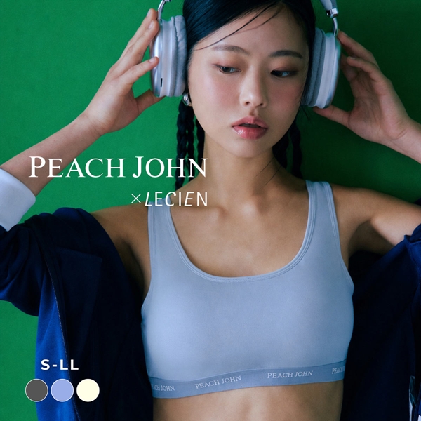 ルシアン PEACH JOHN×LECIEN ハーフトップ SPORTSタイプ スポブラ スポーツブラ LECIEN ティーン ピーチジョン PJコラボ 下着