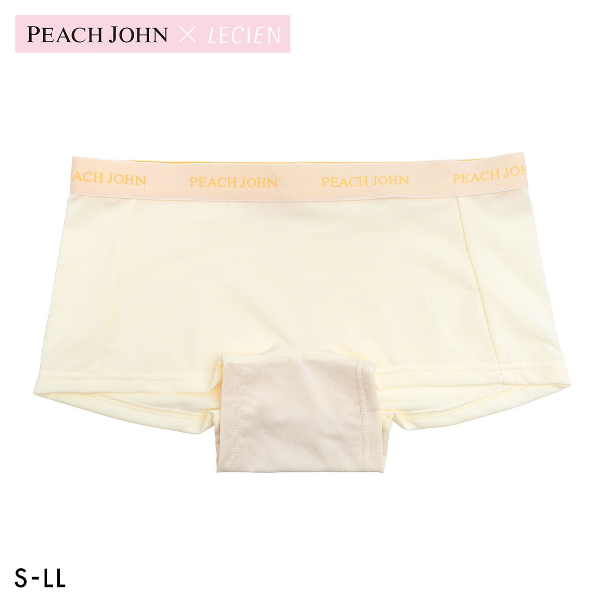 ルシアン PEACH JOHN×LECIEN ボーイレングスショーツ ペアショーツ SPORTSタイプ LECIEN ティーン ピーチジョン PJ パンツ 下着(IV-アイボリー-S)