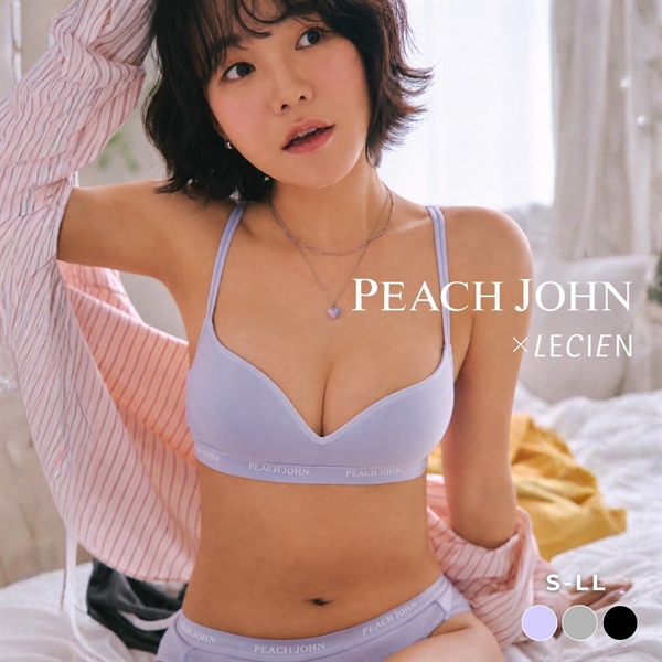 ルシアン PEACH JOHN×LECIEN ノンワイヤーブラ CASUALタイプ モールドブラ LECIEN ティーン ワイヤーなし ピーチジョン PJコラボ