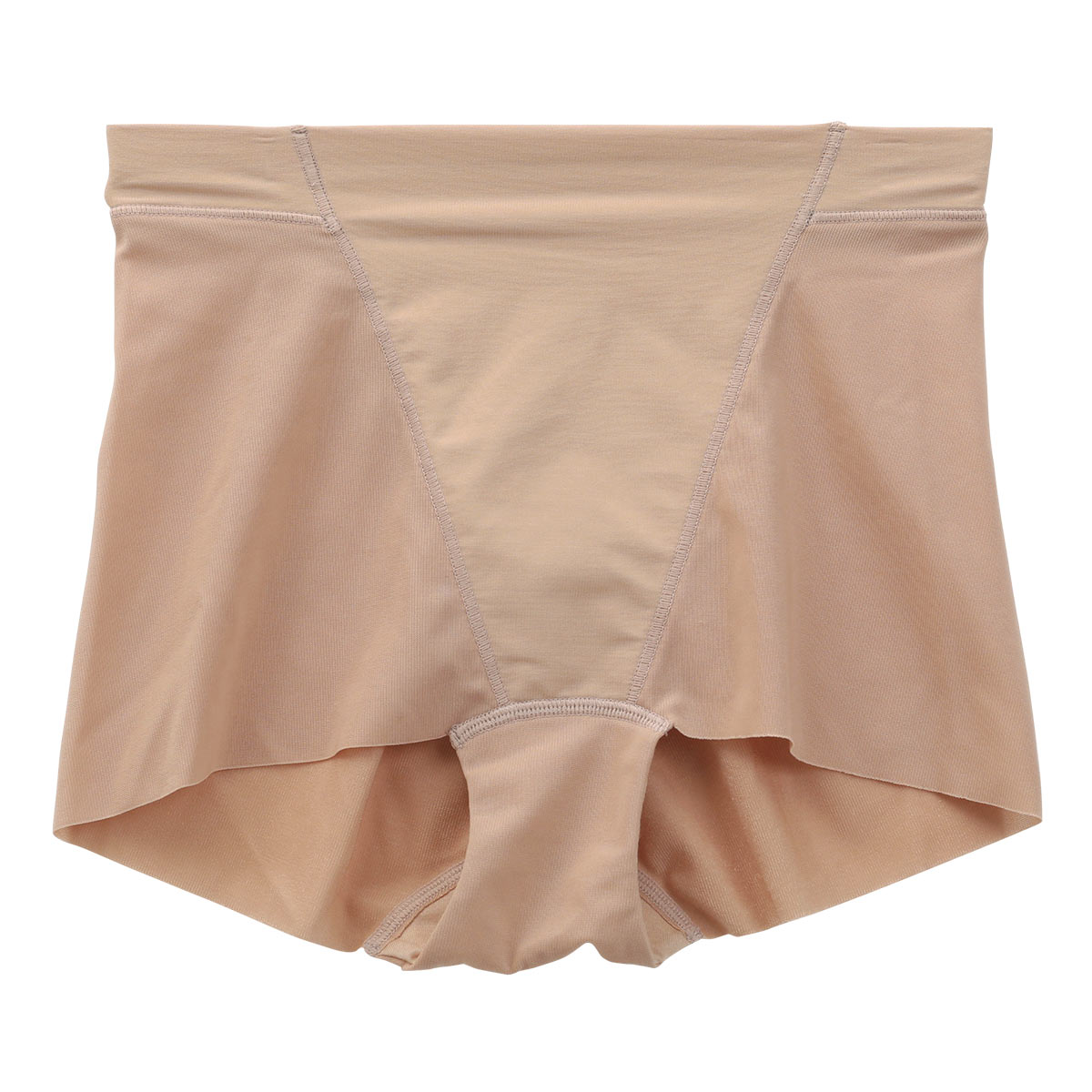 ルシアン LECIEN アンチェンジ Unchange あったか 小腹押さえ パンツ ショート丈 裏パイル 補正下着 ガードル ソフト M･L･LL(BE-ベージュ-M)
