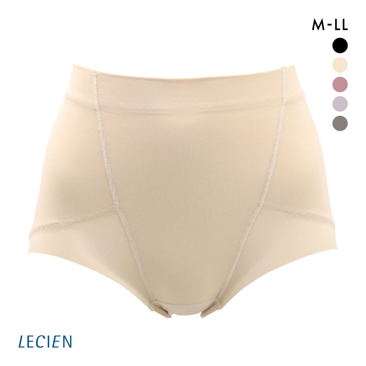ルシアン LECIEN はっきり上げ尻 パンツ ショート丈 ヒップアップ ガードル M･L･LL 補正 ソフト(BE-ベージュ-M)