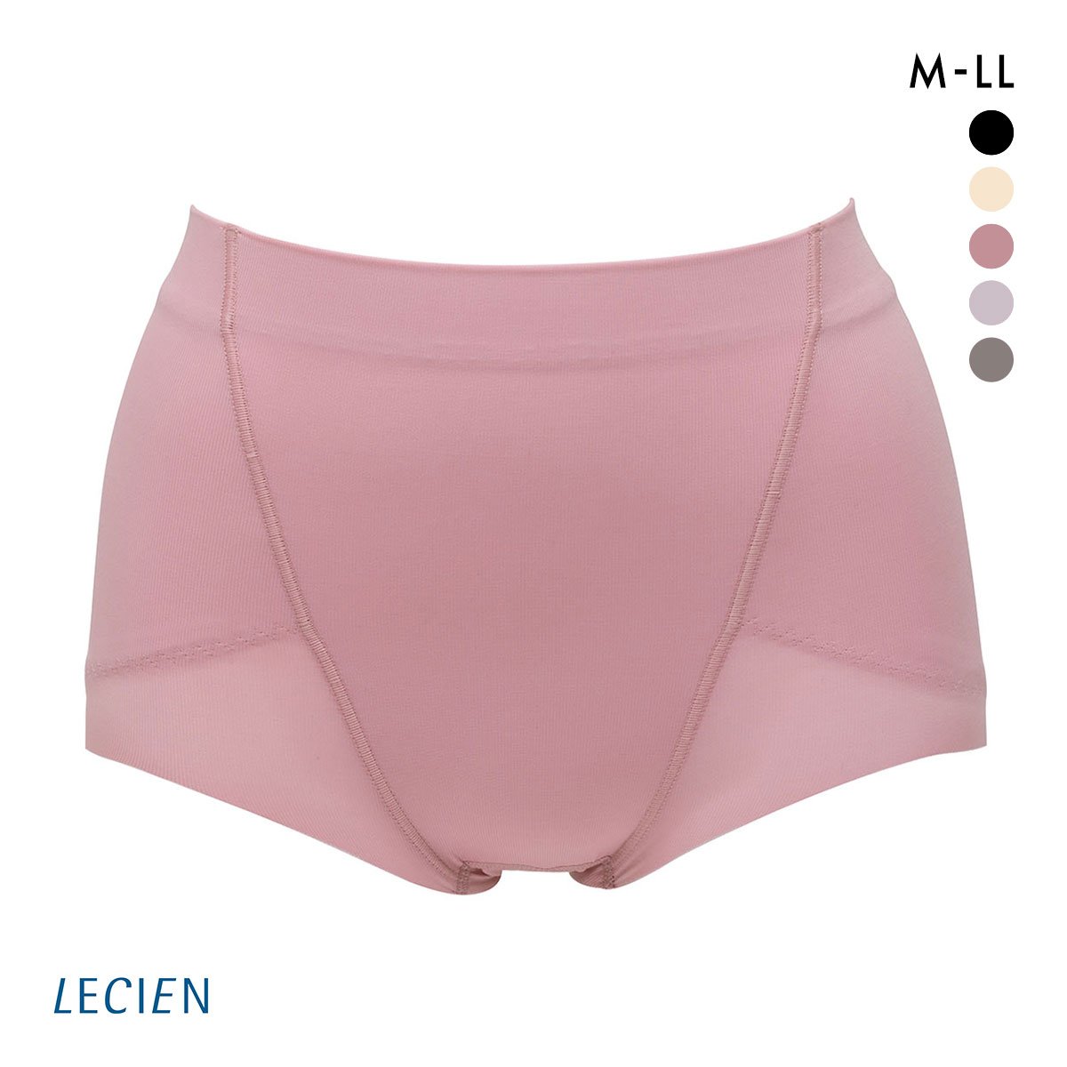 ルシアン LECIEN はっきり上げ尻 パンツ ショート丈 ヒップアップ ガードル M･L･LL 補正 ソフト(PI-ピンク-M)