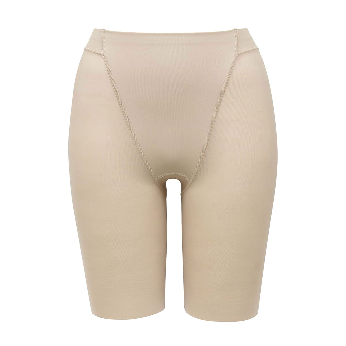 ルシアン LECIEN あったか 小腹押さえ パンツ ロング丈 裏パイル 補正下着 ガードル ソフト M･L･LL(BE-ベージュ-M)