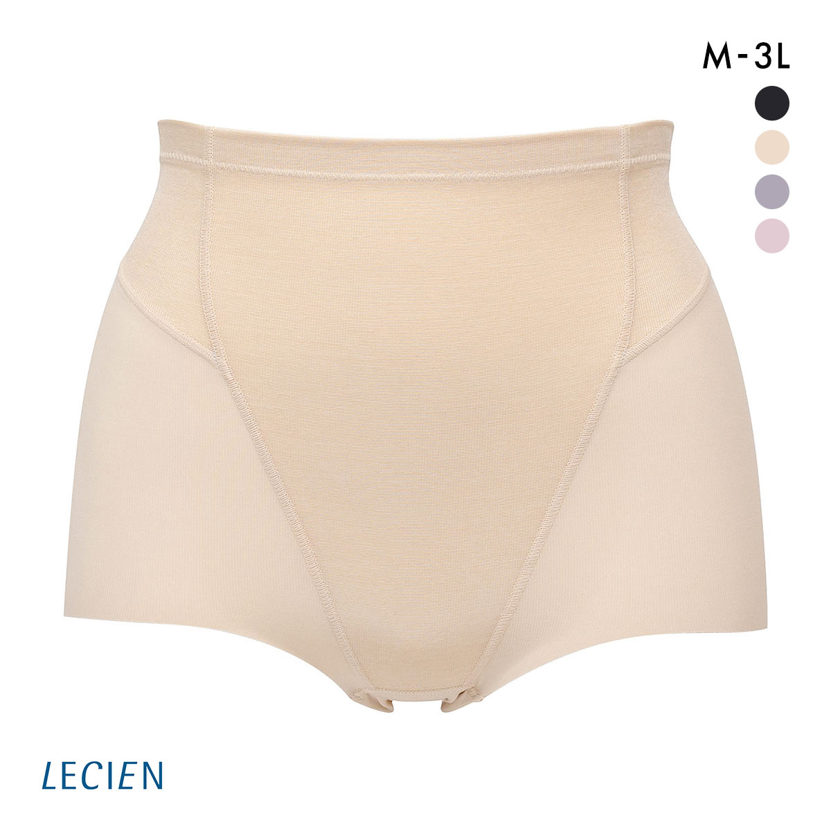 ルシアン アンチェンジ 小腹押さえパンツ ガードル ショート丈 補正下着 LECIEN(BE-ベージュ-M)