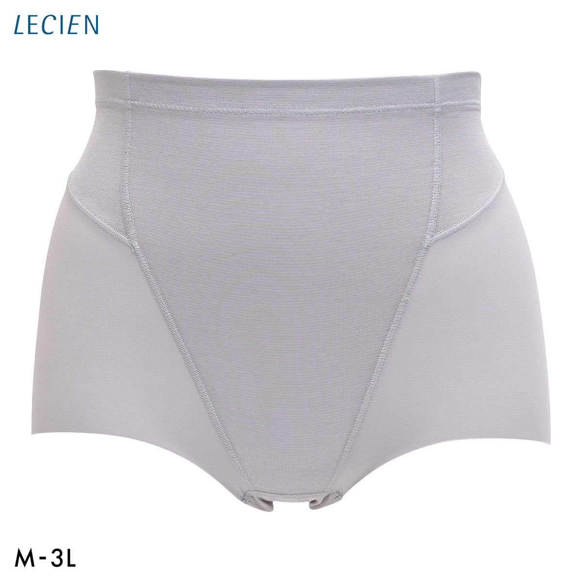 ルシアン アンチェンジ 小腹押さえパンツ ガードル ショート丈 補正下着 LECIEN(GY-グレー-M)