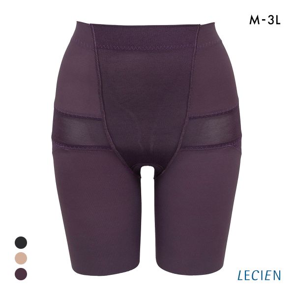 ルシアン はいて実感 下半身のお悩み解決 骨盤パンツ ガードル セミロング 補正下着 ソフト 引き締め 骨盤サポート M･L･LL LECIEN