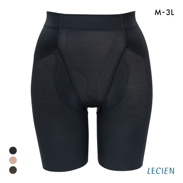 ルシアン はいて実感 下半身のお悩み解決 浮き輪肉撃退 ガードル パンツ M･L･LL ロング丈 補正下着 ソフト LECIEN