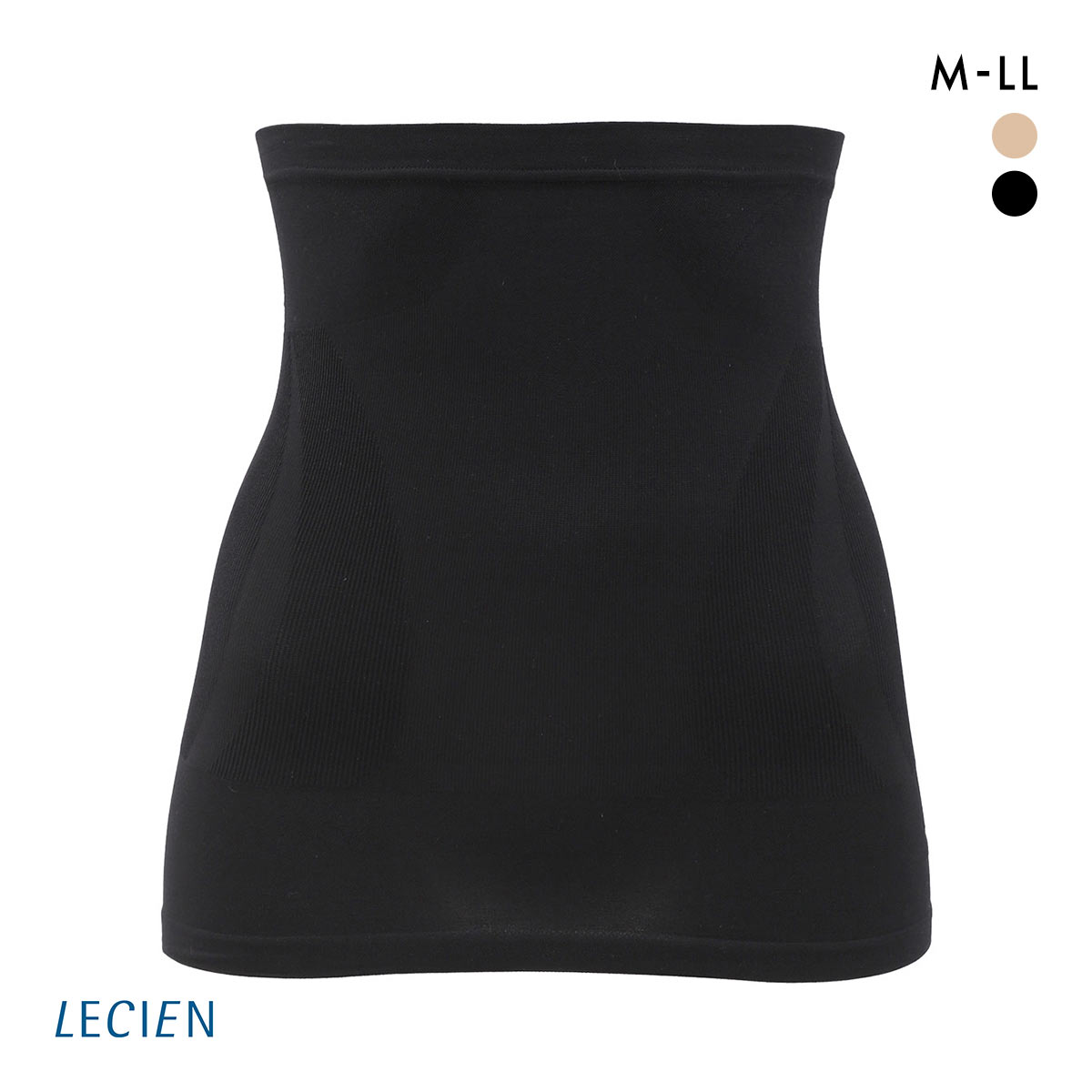 ルシアン LECIEN PowerShape ウエストニッパー 細くみせるインナー Body Liner M L LL 成型 補正下着 補整(BK-ブラック-M)