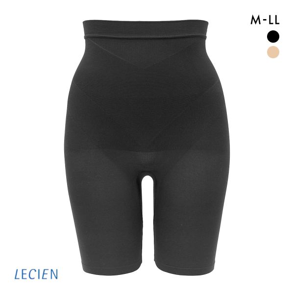 ルシアン LECIEN PowerShape ハイウエストボトム 細くみせるインナー BodyLiner 5分丈 M L LL 成型