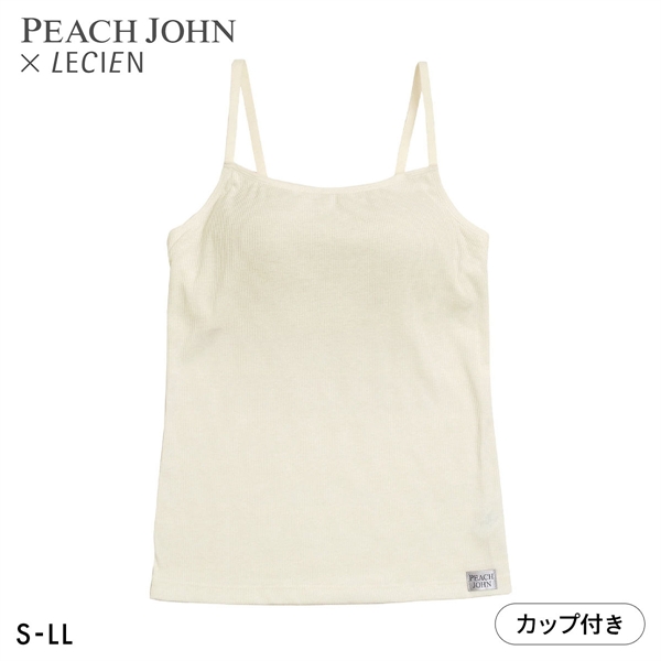 ルシアン PEACH JOHN×LECIEN カップ付きキャミ リブインナー NEW BASICタイプ LECIEN ティーン ピーチジョン PJコラボ