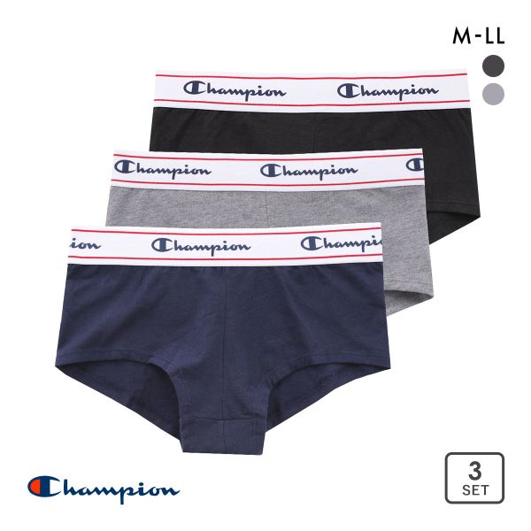 チャンピオン Champion ボクサーショーツ 3枚組 ボクサー 股上浅め デイリー スポーツ レディース