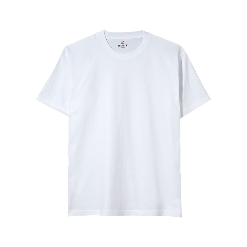 ヘインズ Hanes ビーフィー BEEFY-T ショートスリーブ クルーネックTシャツ  H5180 ヘビーウェイト 白T(WH-ホワイト-XS)