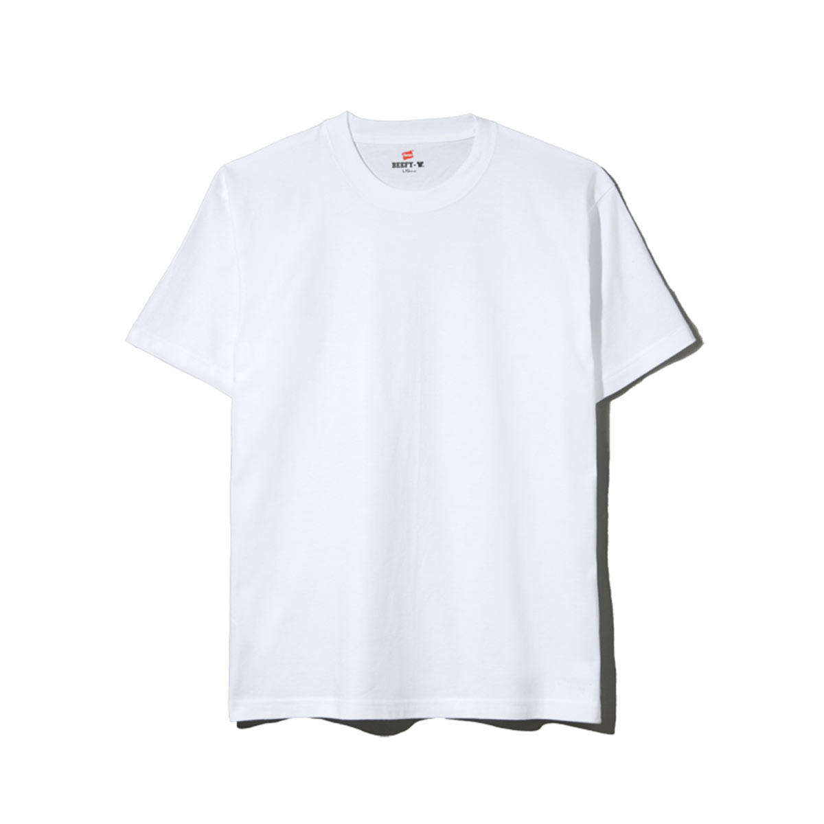 ヘインズ Hanes ビーフィー BEEFY-T ショートスリーブ クルーネック Tシャツ ビッグサイズ 半袖 H5180L ヘビーウェイト 白T(WH-ホワイト-XXL)