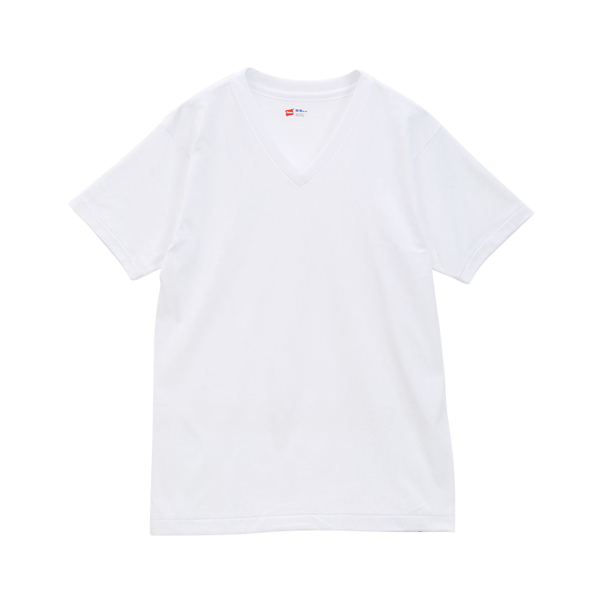 ヘインズ Hanes 青ラベルVネックTシャツ 3枚パック HM2125G パックT(WH-ホワイト-S)