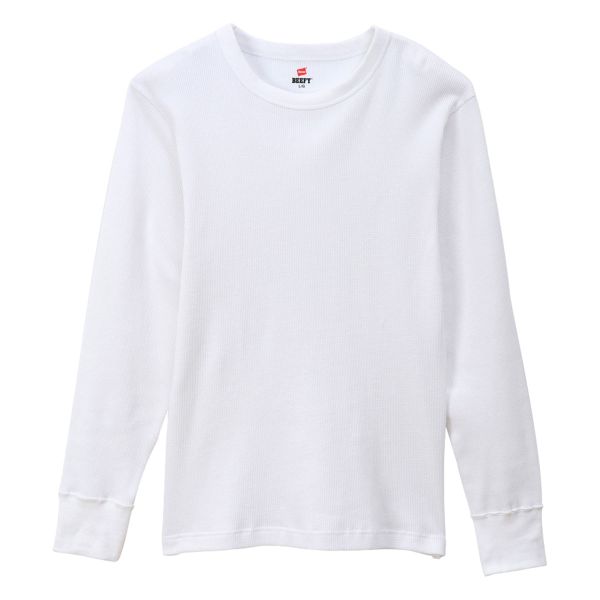 ヘインズ Hanes BEEFY サーマル 長袖 シャツ クルーネック ロングスリーブ Tシャツ メンズ