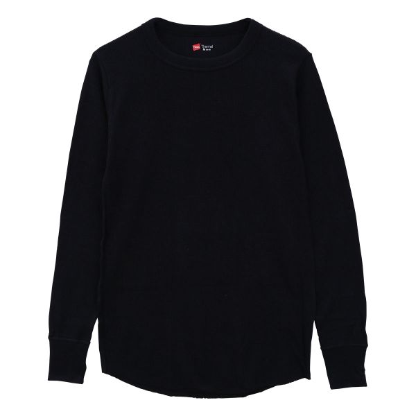 ヘインズ Hanes サーマル 長袖 シャツ クルーネック ロングスリーブ Tシャツ メンズ