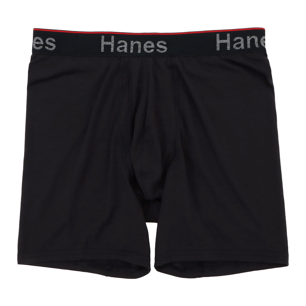 ヘインズ Hanes Comfort Flex Fit Total Support Pouch ボクサーパンツ メンズ アンダーウェア 前開き HM6EW101(BK-ブラック-M)