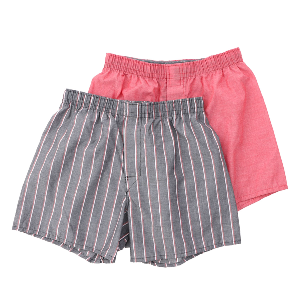 ヘインズ Hanes 2P ウーブントランクス 2枚組 メンズ アンダーウェア 抗菌防臭 HM8ET701(Set3-M)