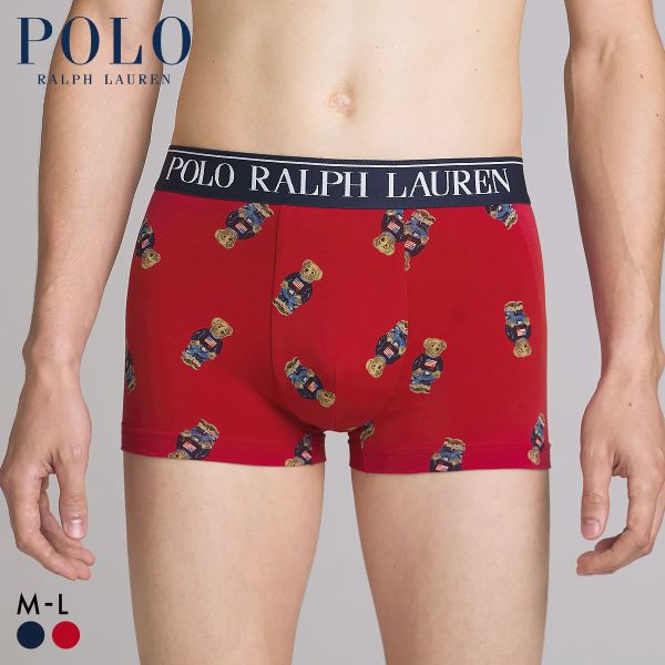 ポロ ラルフ ローレン Core Flag Sweater Allover Printed Short Boxer ショート ボクサーパンツ メンズ POLO RALPH LAUREN 前閉じ