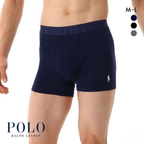 ポロ ラルフ ローレン Solid Boxer Brief ボクサーパンツ 前あき メンズ アンダーウェア POLO RALPH LAUREN