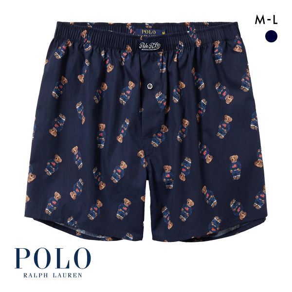ポロ ラルフ ローレン Core Flag Sweater Bear Woven Boxer トランクス 前あき メンズ アンダーウェア POLO RALPH LAUREN