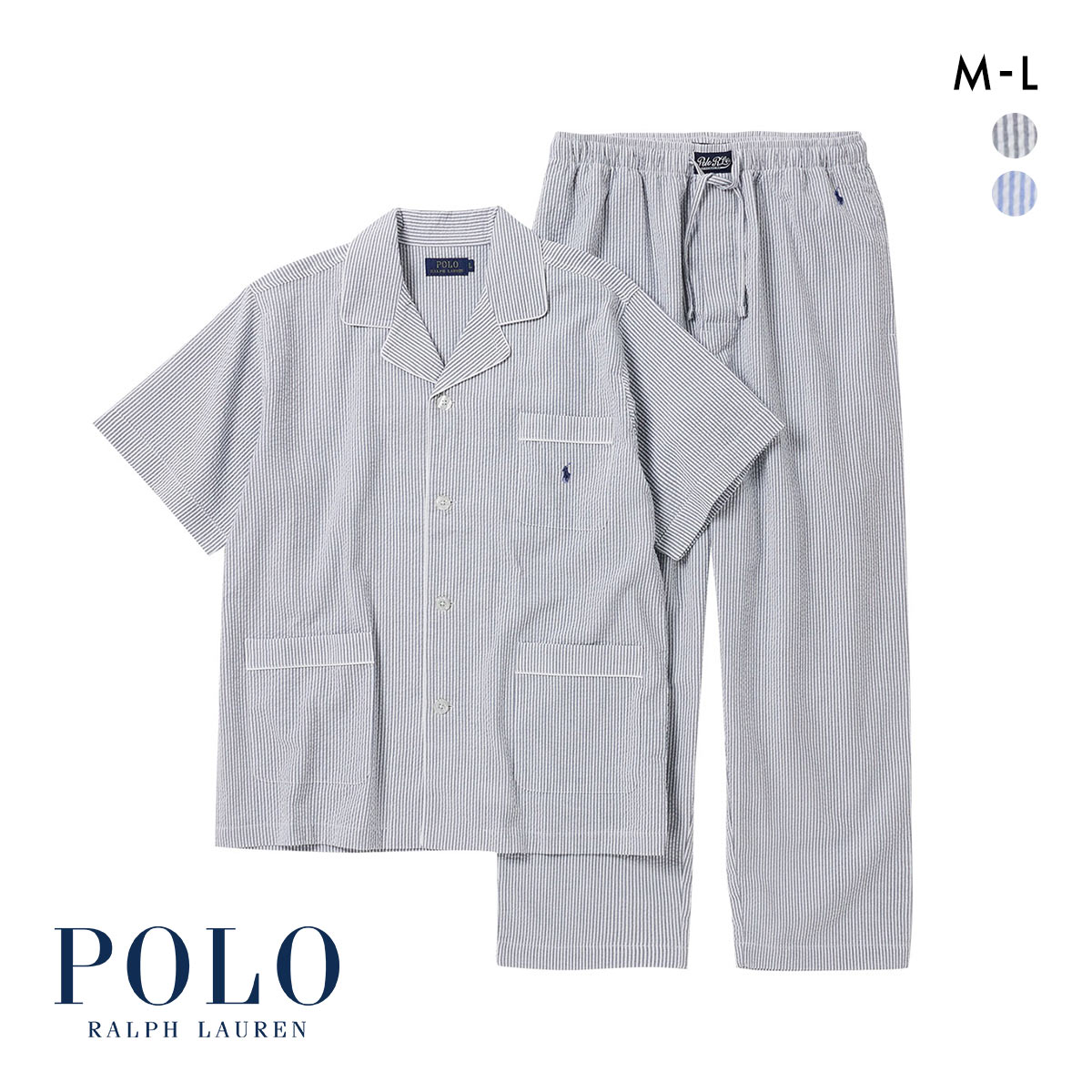 美品未使用！Polo Ralph Lauren パジャマセット Polo ベア ロングスリーブ パジャマ セット（ルームウェア