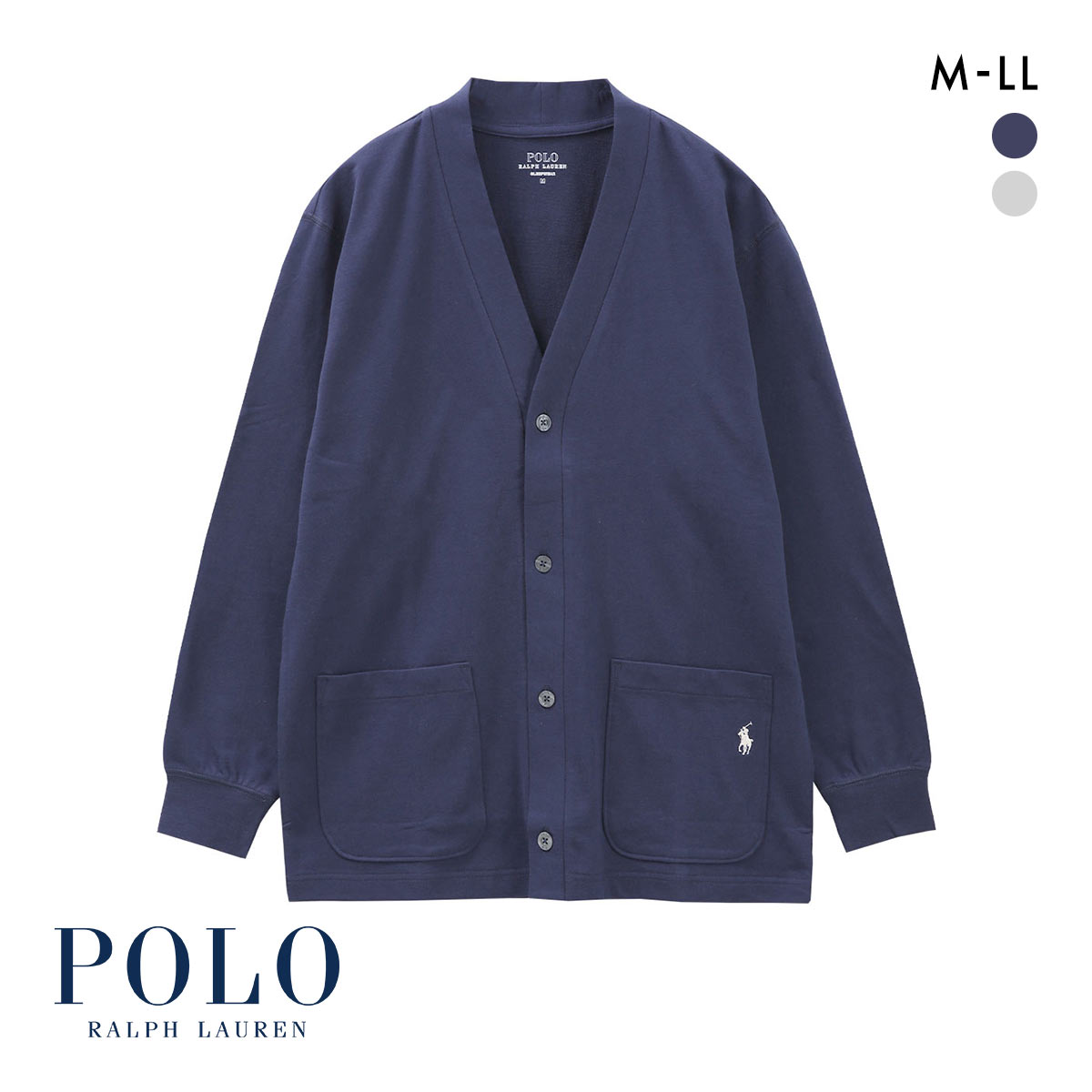 ポロ ラルフ ローレン Mini French Terry Cardigan カーディガン トップス メンズ ラウンジウェア POLO RALPH LAUREN(NV-ネイビー-M)