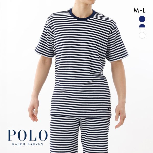 ポロ ラルフ ローレン Terry Cloth Crew Neck Short Sleeve クルーネック Tシャツ 半袖 メンズ スリープウェア POLO RALPH LAUREN