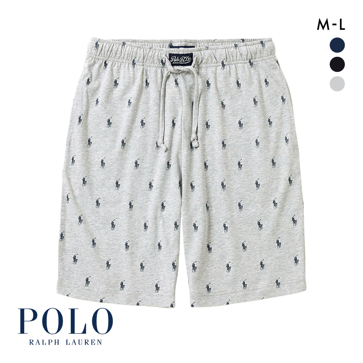 ポロ ラルフ ローレン Sleep Short PP Printed スリープ ショートパンツ メンズ ボトムス ラウンジウェア POLO RALPH LAUREN(GY-グレー-M)