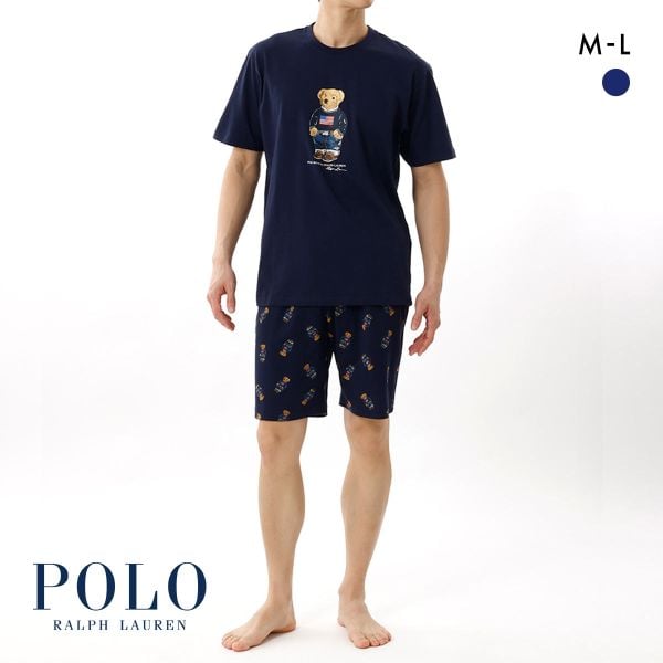 ポロ ラルフ ローレン Core Flag Sweater Bear Set ルームウェア 上下セット メンズ スリープウェア POLO RALPH LAUREN