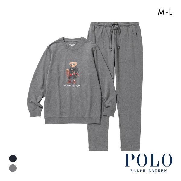 ポロ ラルフ ローレン Holiday Bear Mini French Terry Sleepwear Set ルームウェア 上下セット メンズ スリープウェア POLO RALPH LAUREN