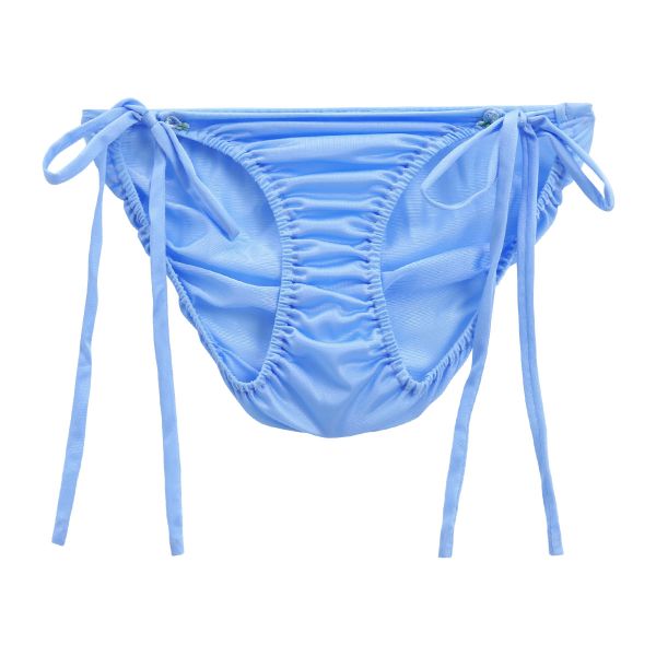 Fany 紐パン ショーツ セクシー フラワーモチーフ付き 横紐