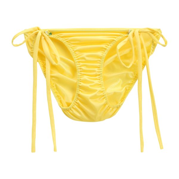 Fany 紐パン ショーツ セクシー フラワーモチーフ付き 横紐