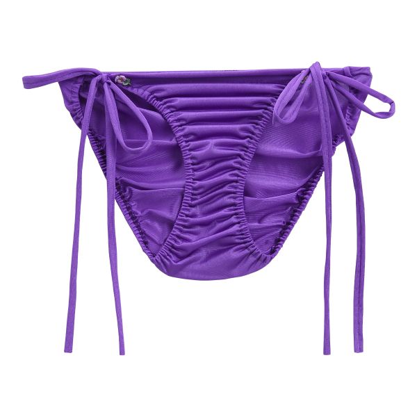 Fany 紐パン ショーツ セクシー フラワーモチーフ付き 横紐