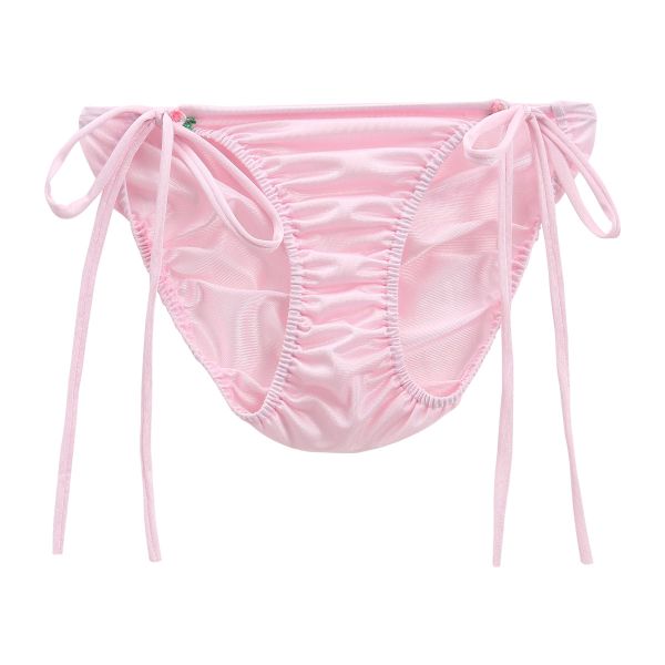 Fany 紐パン ショーツ セクシー フラワーモチーフ付き 横紐