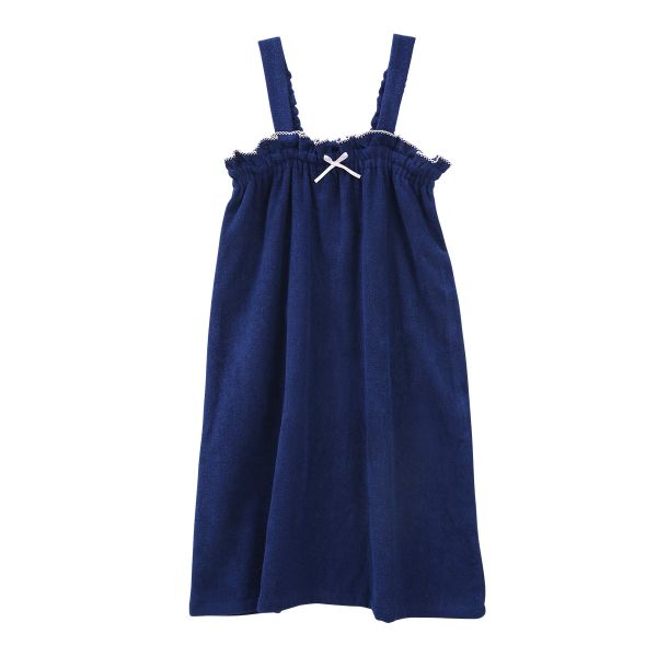 ルームウェア バスラップ 綿100％ レディース 着るタオル バスタオル バスローブ パイル 涼しい 汗 夏 薄手 リボン