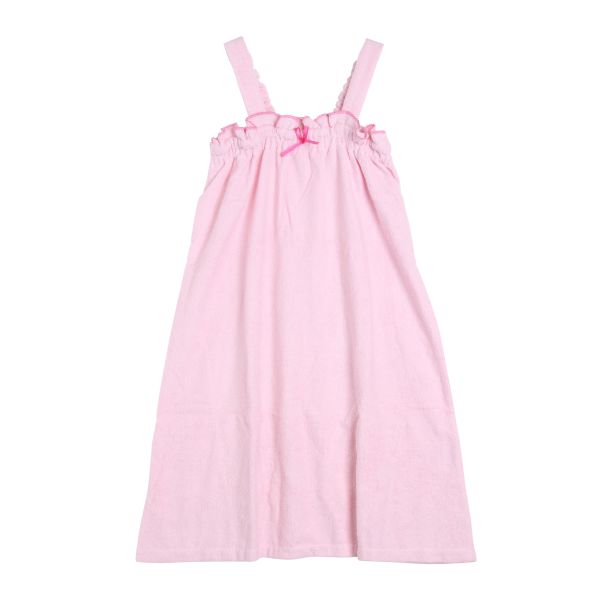 リボンがキュートなワンピースバスラップ ドレス レディース ブルーミングフローラ