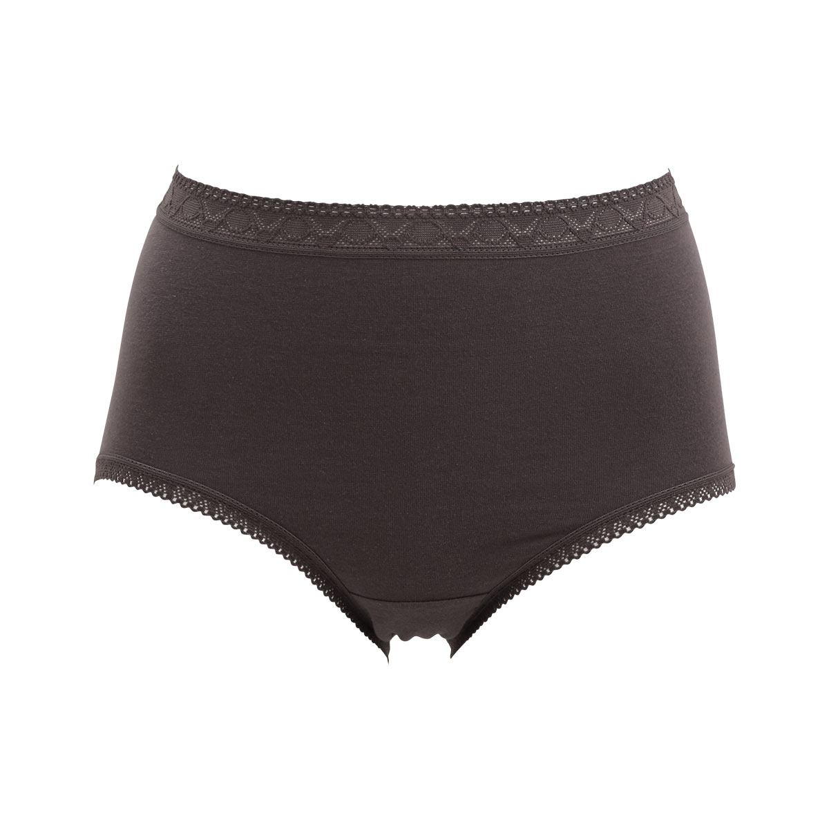 ヒップ美人 美尻メイク 脇スッキリ はきこみ深め 綿混 ショーツ(GY-グレー-M)