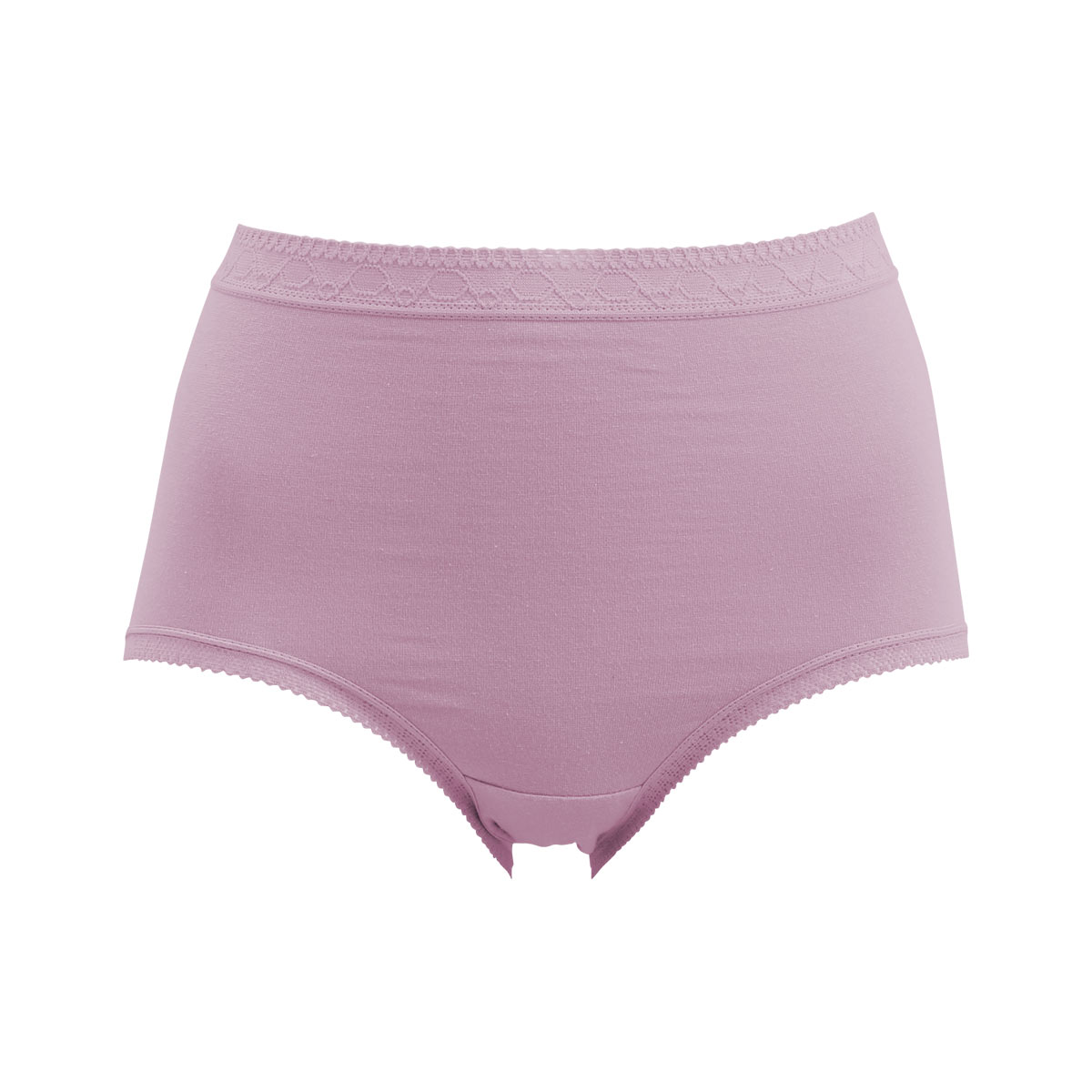 ヒップ美人 美尻メイク 脇スッキリ はきこみ深め 綿混 ショーツ(MP-モーヴピンク-M)