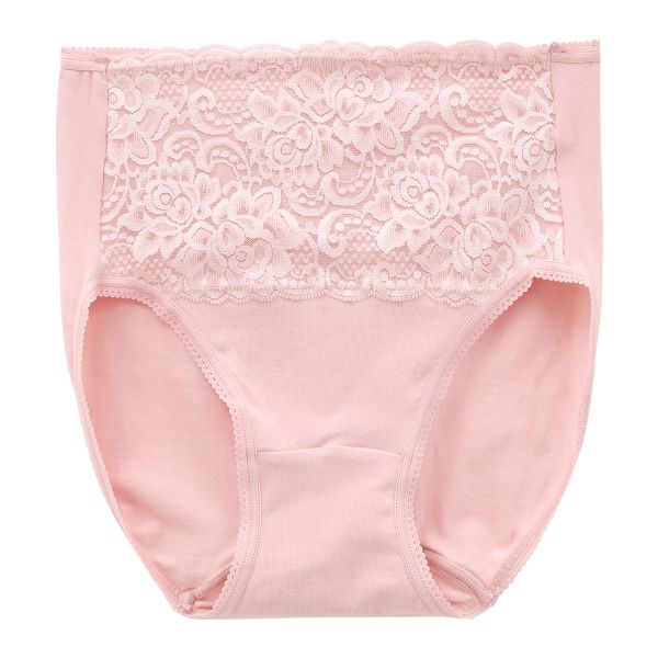 綿たっぷり おしりすっぽり フィットショーツ 綿混 ノーマルショーツ M L LL