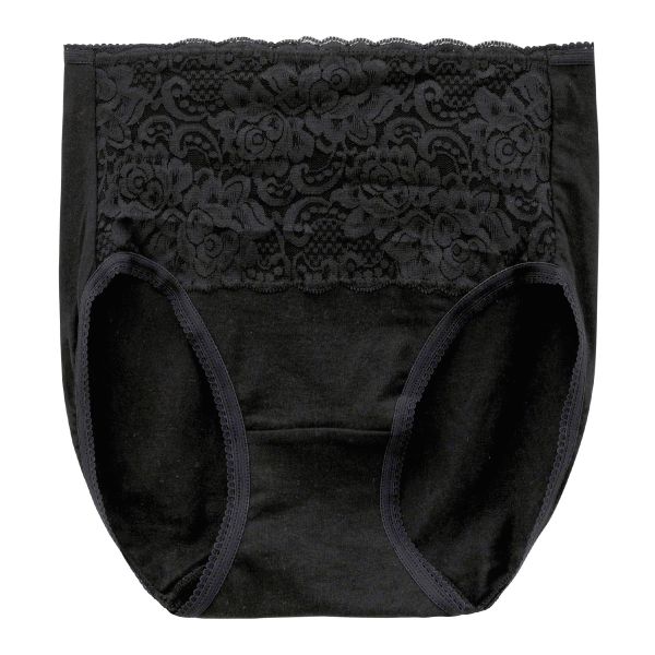 綿たっぷり おしりすっぽり フィットショーツ 綿混 ノーマルショーツ M L LL