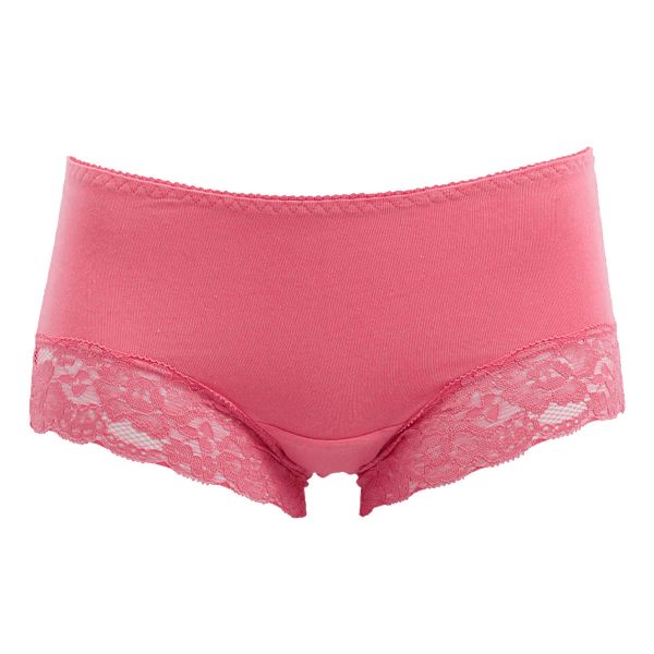 サニタリーショーツ 羽つきナプキン対応 綿混 生理用 シンプル レース 単品