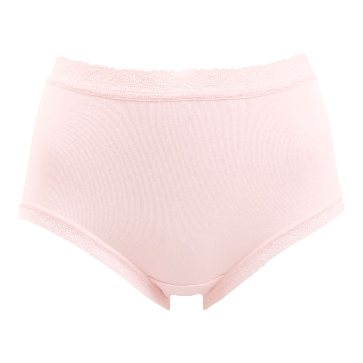 クロスコ KUROSUCO 日本製 綿混 お腹すっぽりFit ノーマルショーツ(PI2-ピンク2-M)