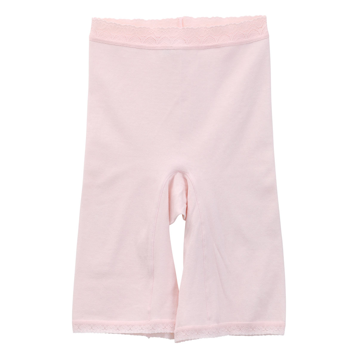 クロスコ KUROSUCO お腹すっぽりFit ショーツ 5分丈 深め 深ばき ハイウエスト 日本製 綿混 単品(PI-ピンク-M)