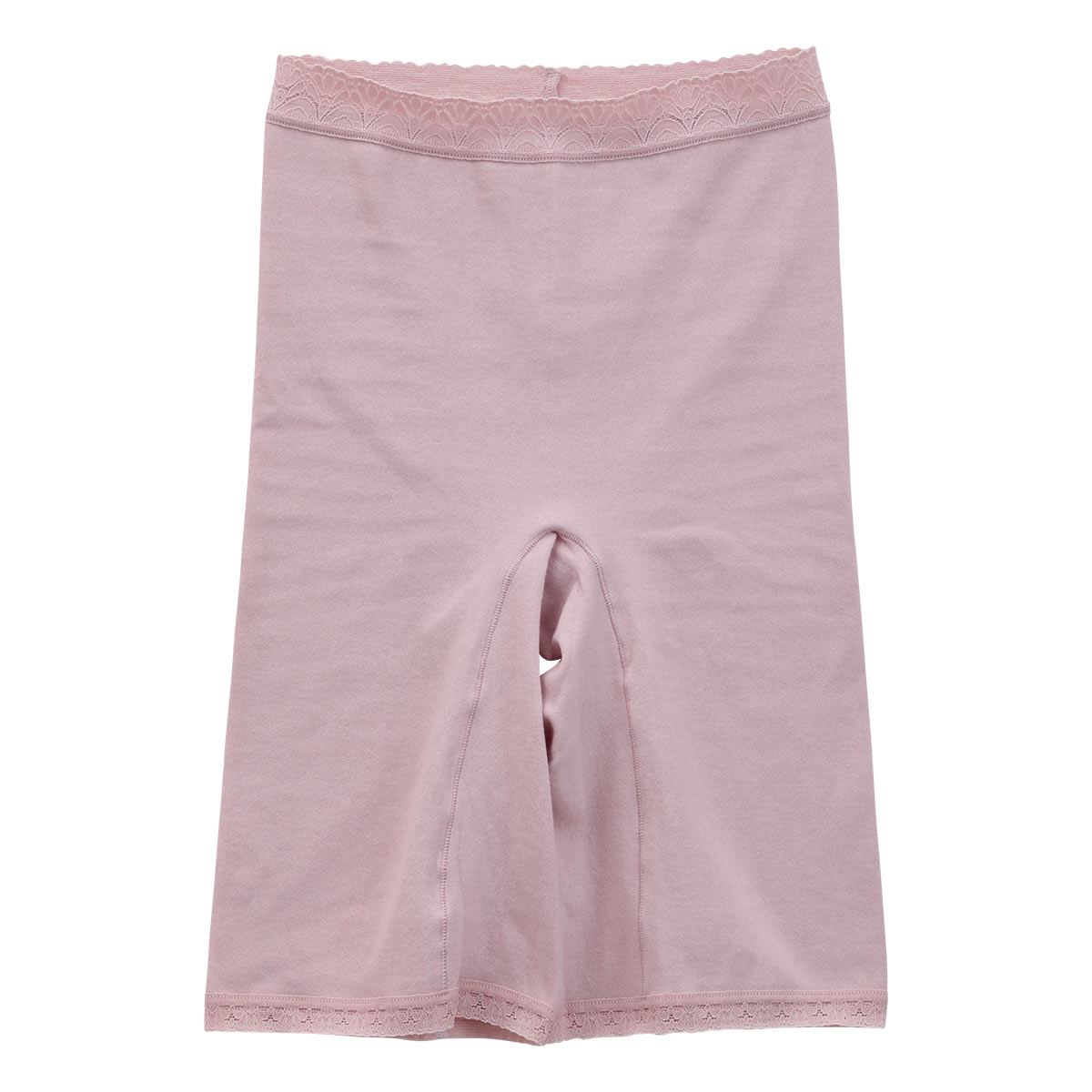 クロスコ KUROSUCO お腹すっぽりFit ショーツ 5分丈 深め 深ばき ハイウエスト 日本製 綿混 単品(RO-ローズ-M)